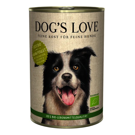Dog's Love konzerva Bio Kuře