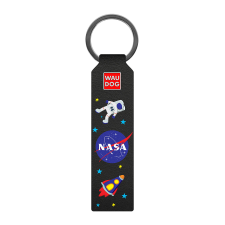 WAUDOG klíčenka / přívěsek NASA - černá