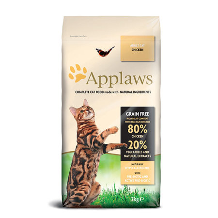 Applaws granule Cat Adult Kuře  2kg - poškozené balení