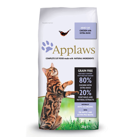 Applaws granule Cat Adult Kuře s kachnou 2kg - poškozené balení