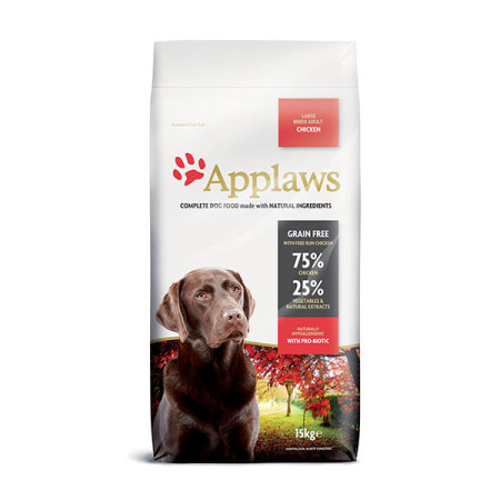 Applaws granule Dog Adult Large Breed Kuře 15kg - poškozené balení