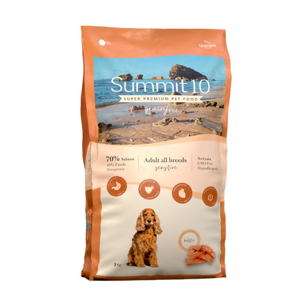SUMMIT 10 granule Grain Free Adult Dog Losos s bramborem