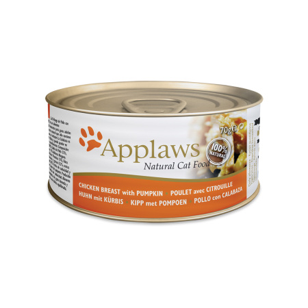 Applaws konzerva Cat Kuřecí prsa s dýní