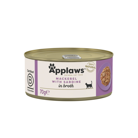 Applaws konzerva Cat Makrela se sardinkami