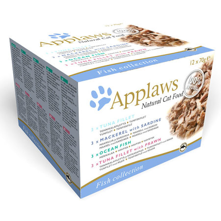 Applaws konzerva Cat MultiPack Rybí výběr 12x70g 