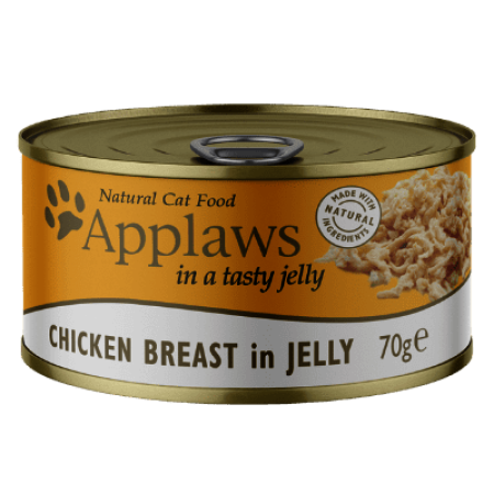 Applaws konzerva Cat Jelly Kuřecí prsa 6x70g 