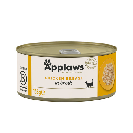 Applaws konzerva Cat Kuřecí prsa 156g