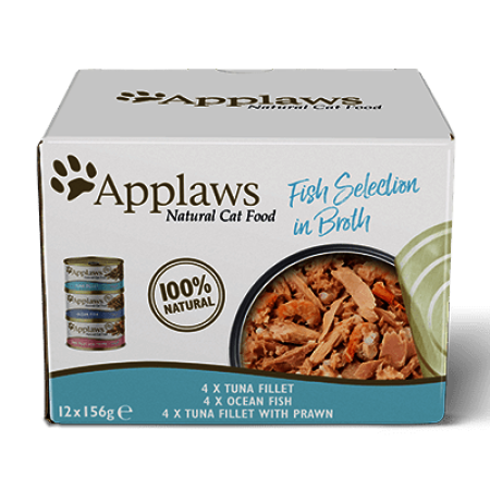 Applaws konzerva Cat Multipack Rybí výběr 12x156g