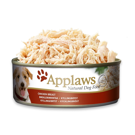 Applaws konzerva Dog Kuřecí prsa 156g