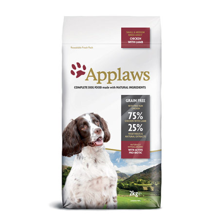 Applaws granule Dog Adult Small & Medium Breed Kuře s jehněčím 