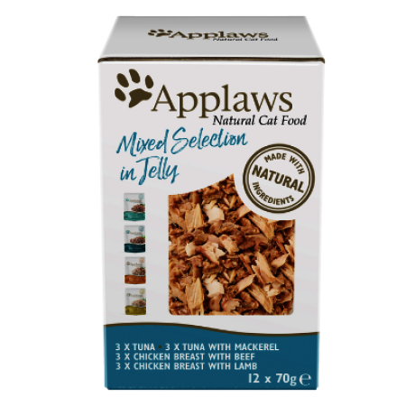 Applaws kapsička Cat Jelly Multipack Mix 12x70g