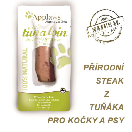 Applaws Steak přírodní filet Tuňák 30g DMT 01/24
