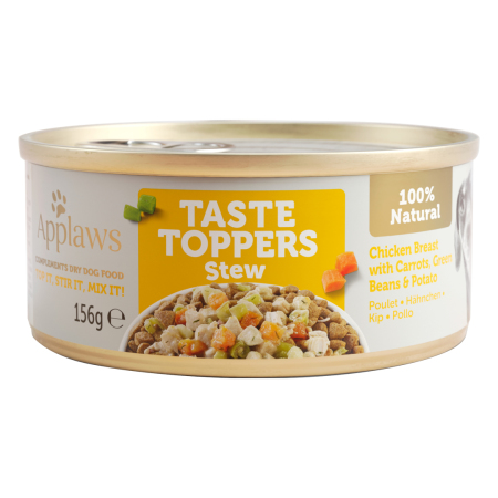 Applaws konzerva Dog Taste Toppers Stew Kuřecí se zeleninou 156g