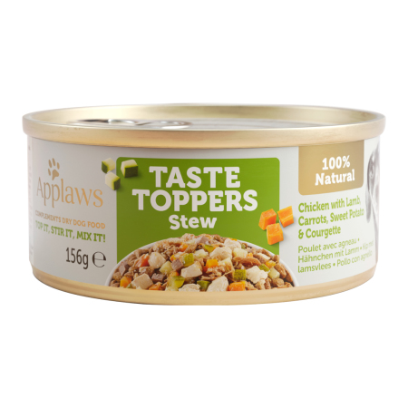 Applaws konzerva Dog Taste Toppers Stew Kuřecí s jehněčím 156g