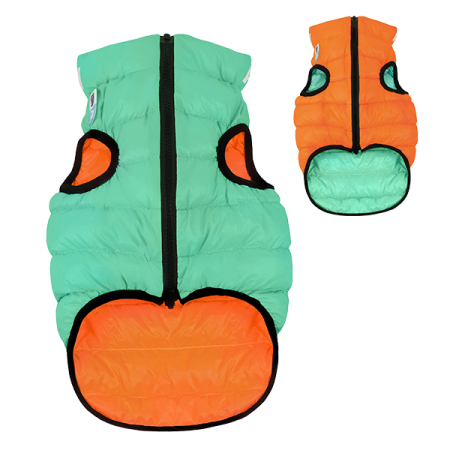 AiryVest Lumi bunda pro psy luminiscenční/oranžová    XS 25