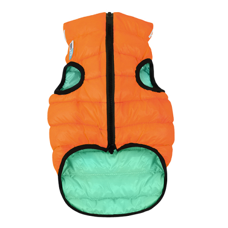 AiryVest Lumi bunda pro psy luminiscenční/oranžová   S 40