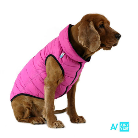 AiryVest bunda pro psy růžová/fialová  M 50