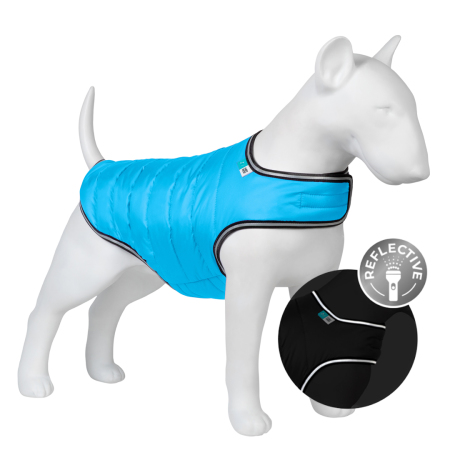 AiryVest Coat obleček pro psy modrý   M