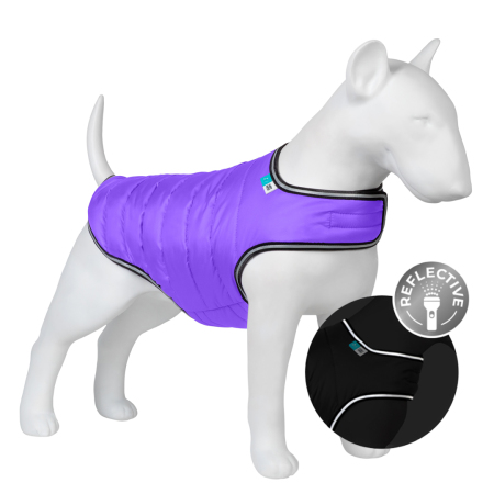 AiryVest Coat obleček pro psy fialový  L