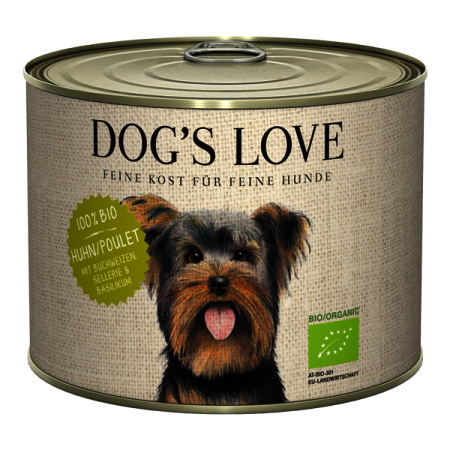 Dog's Love konzerva Bio Kuře