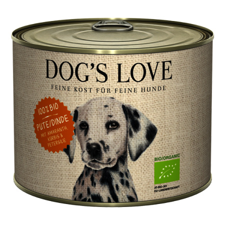 Dog's Love konzerva Bio Krocan 200g