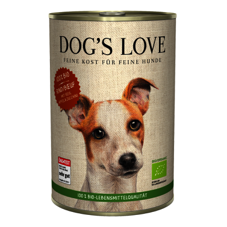 Dog's Love Bio Hovězí konzerva