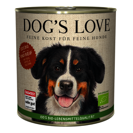 Dog's Love konzerva Bio Hovězí
