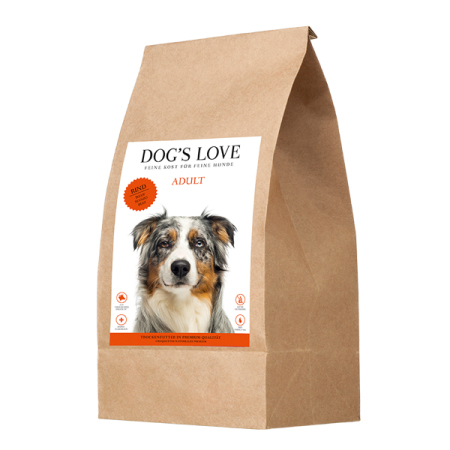 Dog's Love granule Hovězí Adult  2kg