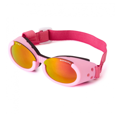 Doggles ILS - Sluneční a ochranné brýle pro psy Pink Mirror   S 
