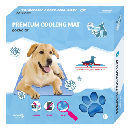 CoolPets gelová chladící podložka Premium L (90x60cm)
