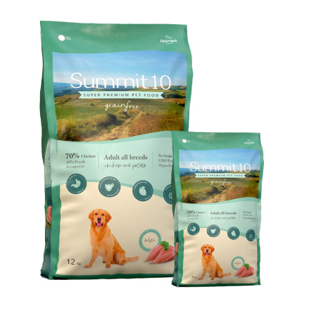 SUMMIT 10 Grain Free Adult Dog Kuře 12kg + 3kg ZDARMA