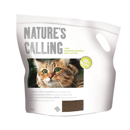 Nature's Calling podestýlka pro kočky 6kg - poškozené balení
