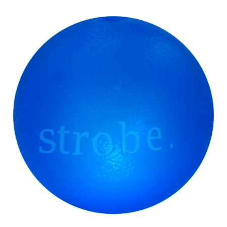 Orbee-Tuff Ball Strobe blikající 7,5cm modrý