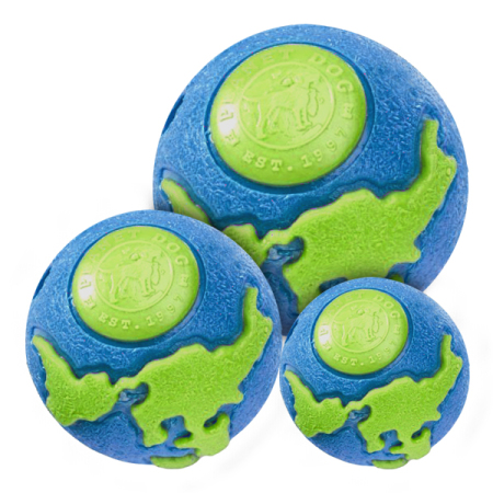 Orbee-Tuff® Ball Zeměkoule modro/zelená