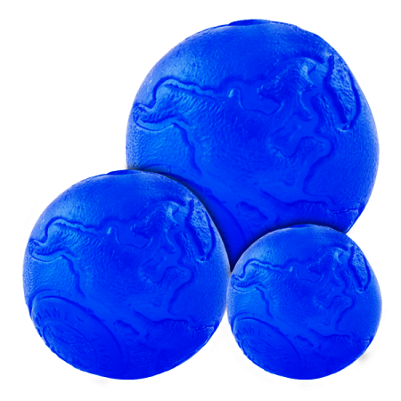 Orbee-Tuff Ball Zeměkoule Royal modrá - DOPRODEJ