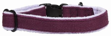 Konopný obojek s fleecem Planet Dog Hemp/Fleece Purple Large - fialový 46-70/3cm