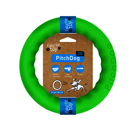 PitchDog tréninkový Kruh pro psy zelený