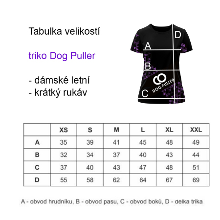 Dog Puller triko černé dámské   S