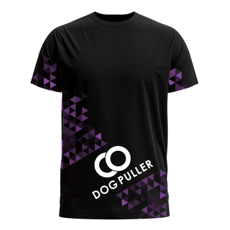 Dog Puller triko černé unisex    XS