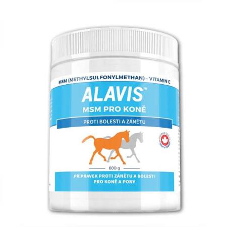 Alavis MSM pro koně + vitamin C - 600 g