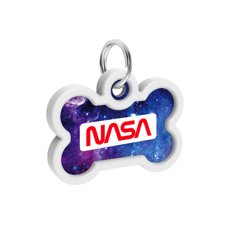 WAUDOG chytrá ID známka s QR tagem NASA21 kost