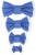 Motýlek pro psa Funky Dog na podporu útulkům - reflexní modrý - vel. M 9cm