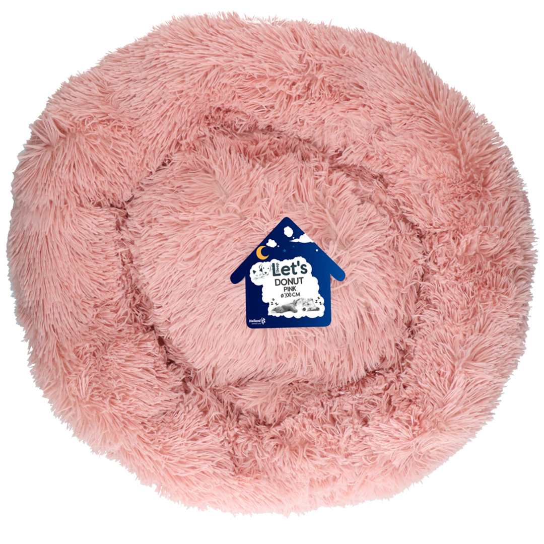 Let´s Sleep Donut pelíšek růžový 100cm